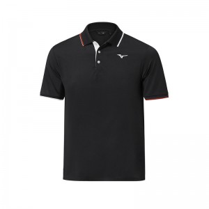 Polo Mizuno QD Comp Plus Homme Noir | France M6591UA