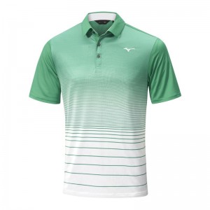 Polo Mizuno Quick Dry Mirage Homme Menthe | France M7259ZU