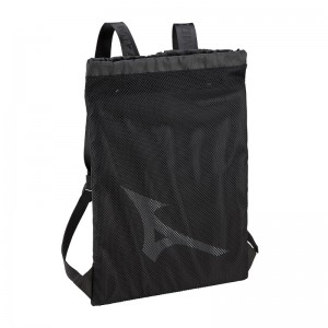 Sacs Mizuno Mesh Draw Femme Noir | France M2457JU