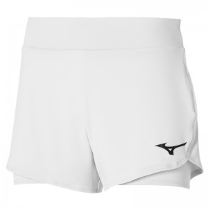 Short Mizuno Flex Femme Blanche | France M2589PU