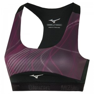 Soutien Gorge Sport Mizuno Alpha Graphique Femme Violette | France M6354FK