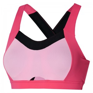 Soutien Gorge Sport Mizuno High Support Femme Rose | France M7386HD