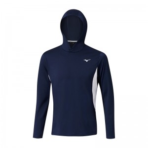 Sweat a Capuche Mizuno G-Style Homme Bleu Marine | France M8532YQ