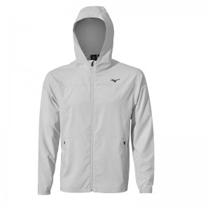 Sweat a Capuche Mizuno MT Drizzle Homme Blanche | France M5691LO