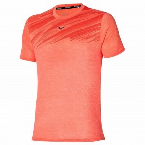 T Shirts Mizuno Core Graphique Tee Homme Orange | France M9302IC