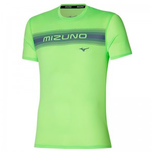 T Shirts Mizuno Core Mizuno Tee Homme Vert Clair | France M1973JH