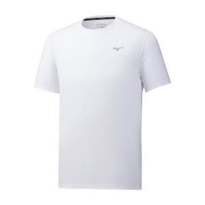 T Shirts Mizuno Impulse Core Tee Homme Blanche | France M0692TW