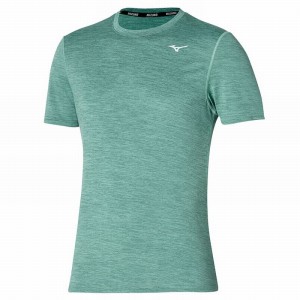 T Shirts Mizuno Impulse Core Tee Homme Bleu | France M1064VM