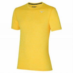 T Shirts Mizuno Impulse Core Tee Homme Jaune | France M1529TN