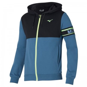 Vestes Mizuno Athletics Sweat Homme Bleu | France M0139NH