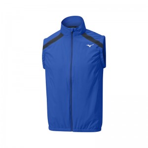 Vestes Mizuno Breath Thermo Move Tech Gilet Homme Bleu | France M0125PL