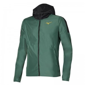 Vestes Mizuno Hoody Homme Vert | France M1247RA