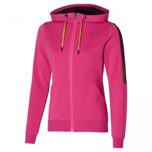 Vestes Mizuno Release Sweat Femme Rose | France M1305YU