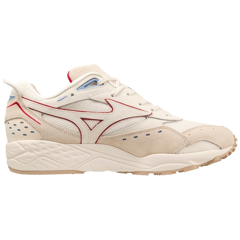 Basket Mizuno Contender Homme Blanche Rouge | France M7234YD