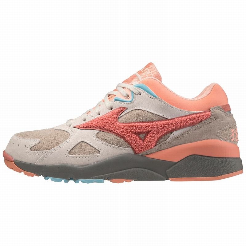 Basket Mizuno Sky Medal Femme Orange Grise | France M2308PZ