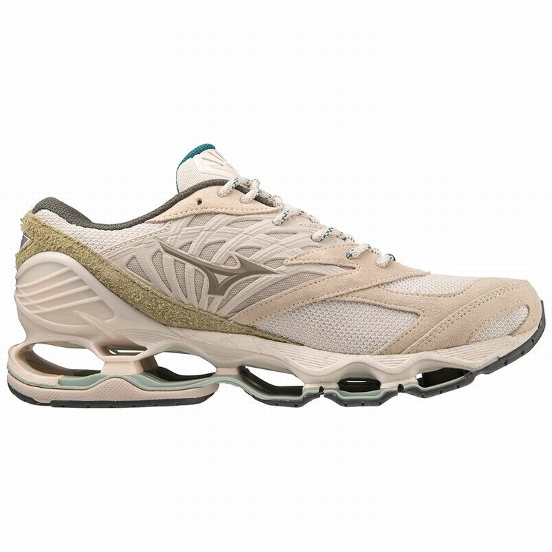 Basket Mizuno Wave Prophecy LS Femme Beige | France M9652ED