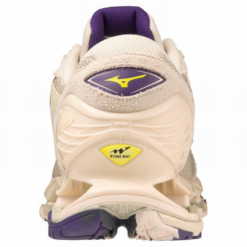 Basket Mizuno Wave Prophecy LS Femme Marron Grise Foncé Jaune Violette | France M9408TX