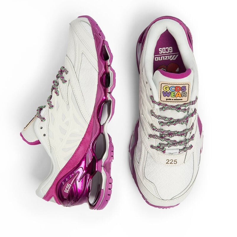 Basket Mizuno Wave Prophecy LS Gcds Femme Blanche Rose | France M2061DZ