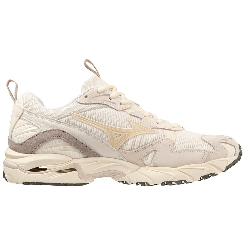 Basket Mizuno Wave Rider 10 Premium Femme Blanche Grise | France M4961PF