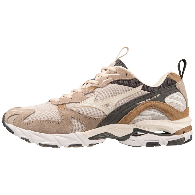 Basket Mizuno Wave Rider 10 Premium Homme Argent Blanche | France M9863VL