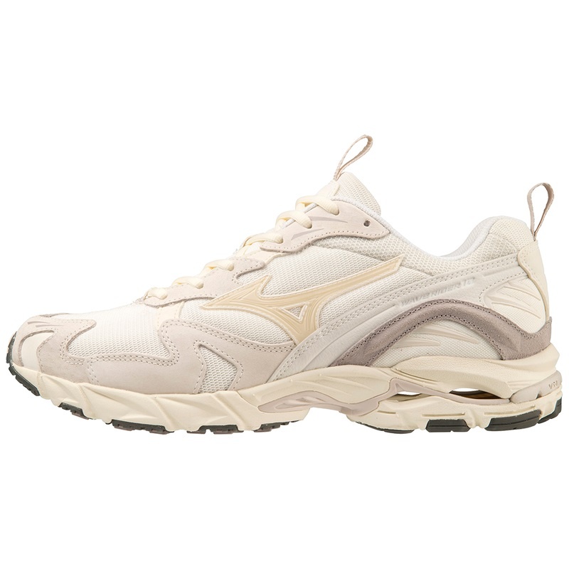 Basket Mizuno Wave Rider 10 Premium Homme Blanche Grise | France M4065DA