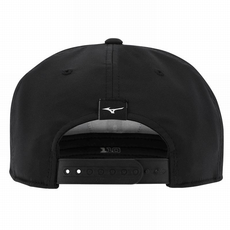 Chapeaux Mizuno Crossed Clubs Snapbk Femme Noir | France M1284KY