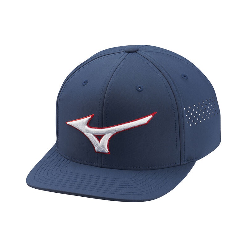 Chapeaux Mizuno Tour Plates Snapback Femme Bleu Marine | France M5409JZ