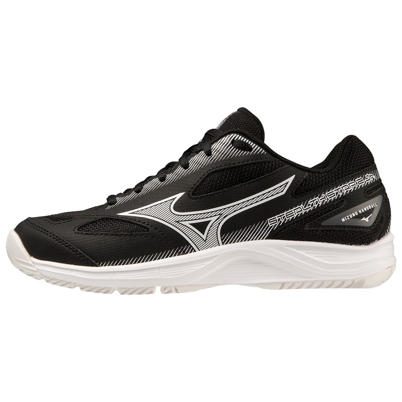 Chaussure Handball Mizuno Stealth Star 2 Jr Femme Noir Blanche | France M2508UF