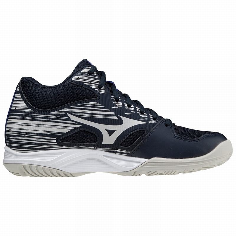 Chaussure Handball Mizuno Stealth Star Mid Jr Femme Bleu Marine | France M8301MD