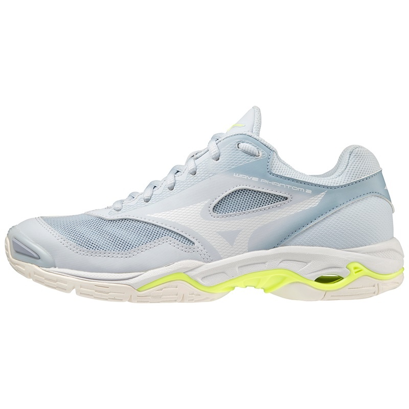 Chaussure Handball Mizuno Wave Phantom 2 Femme Bleu | France M2845VQ