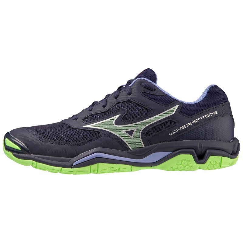 Chaussure Handball Mizuno Wave Phantom 3 Femme Bleu | France M0374MN