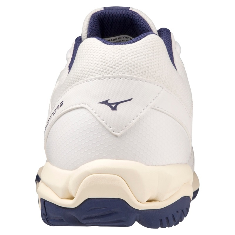 Chaussure Handball Mizuno Wave Phantom 3 Femme Blanche Doré | France M6712RD