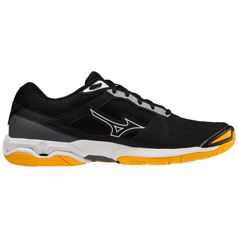 Chaussure Handball Mizuno Wave Phantom 3 Femme Noir Blanche | France M9861HZ