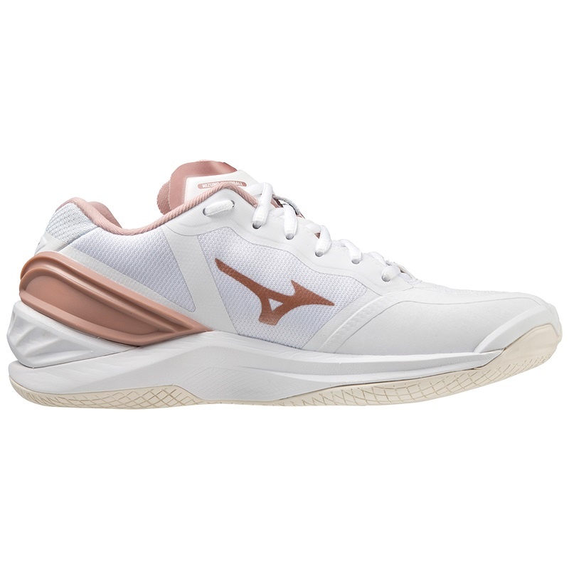 Chaussure Handball Mizuno Wave Stealth Neo Femme Blanche Rose | France M3726LH