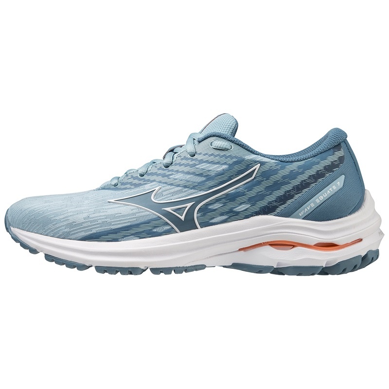 Chaussure Running Mizuno Wave Equate 7 Femme Blanche Orange Clair | France M4519UJ