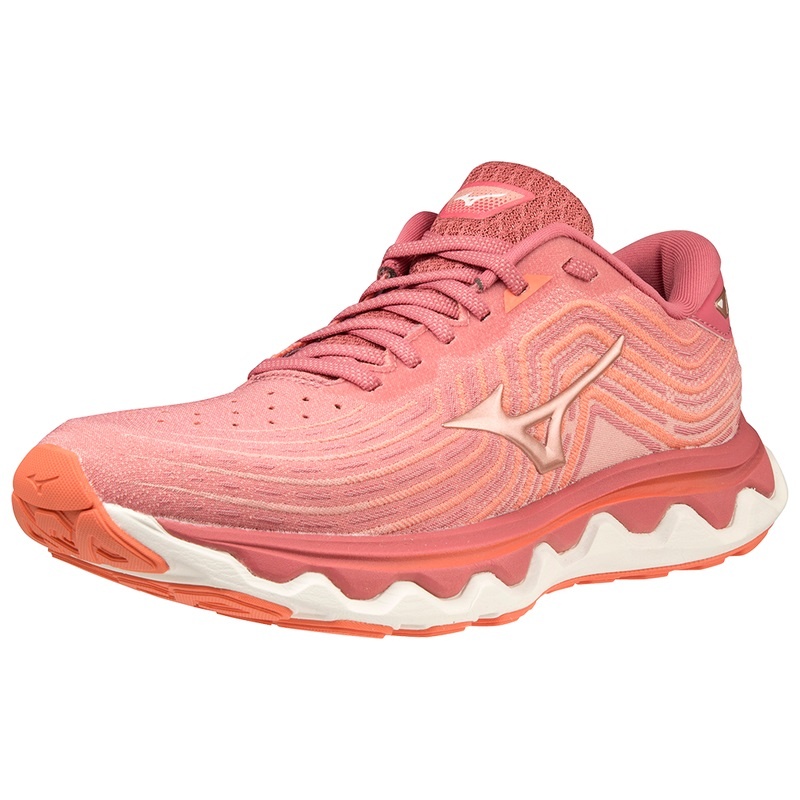 Chaussure Running Mizuno Wave Horizon 6 Femme Rose | France M9378UG