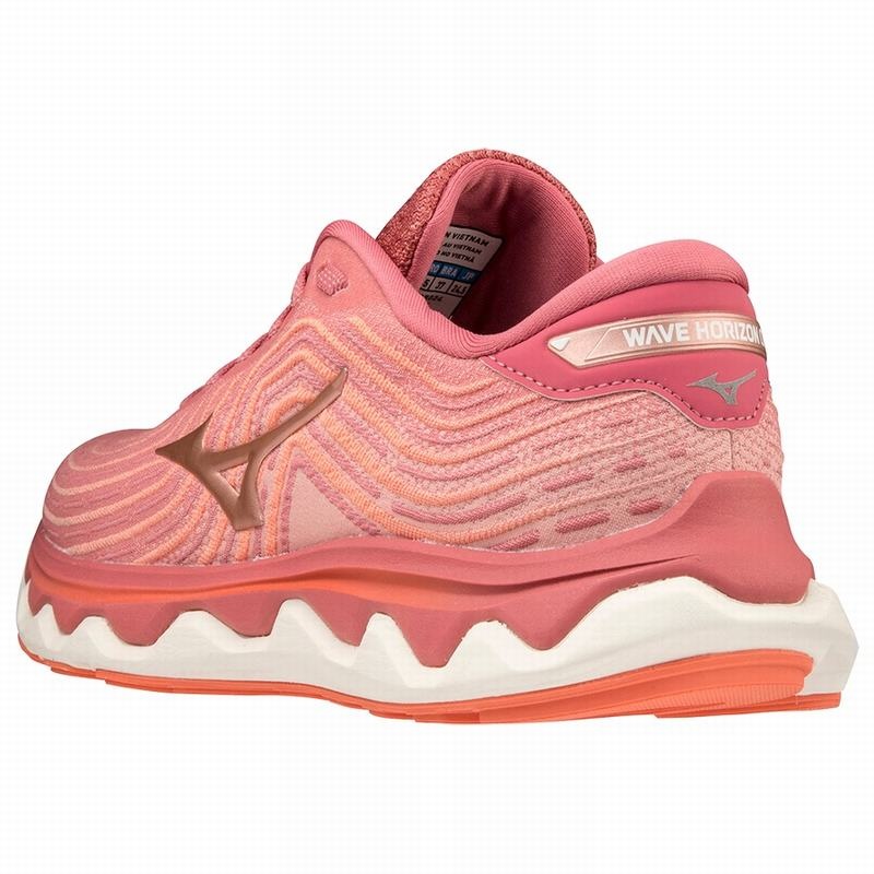 Chaussure Running Mizuno Wave Horizon 6 Femme Rose | France M9378UG