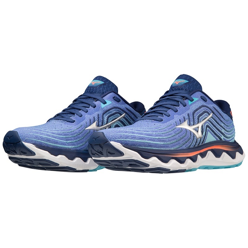 Chaussure Running Mizuno Wave Horizon 6 Femme Bleu | France M7348SE