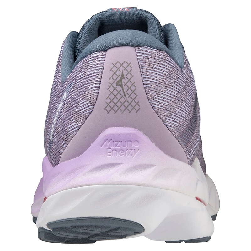 Chaussure Running Mizuno Wave Inspire 19 Femme Violette Blanche Orange Corail | France M9516BN