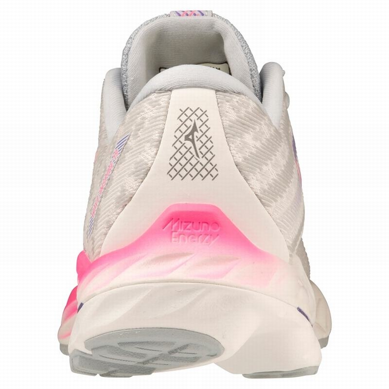 Chaussure Running Mizuno Wave Inspire 19 Femme Blanche Rose | France M2781YV