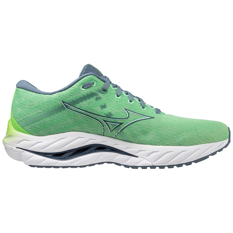 Chaussure Running Mizuno Wave Inspire 19 Homme Bleu Vert | France M7043OB