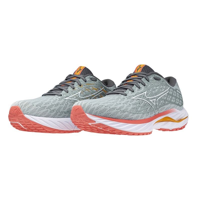 Chaussure Running Mizuno Wave Inspire 20 Femme Grise Blanche | France M2567PO