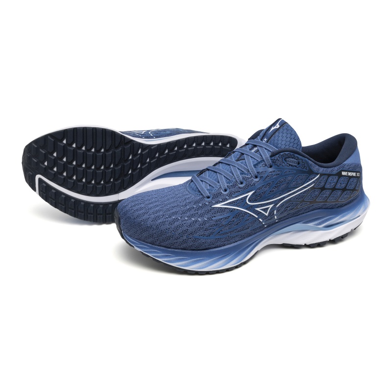 Chaussure Running Mizuno Wave Inspire 20 Homme Bleu | France M8563WC