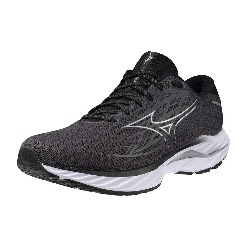 Chaussure Running Mizuno Wave Inspire 20 Homme Noir Argent | France M1768OP