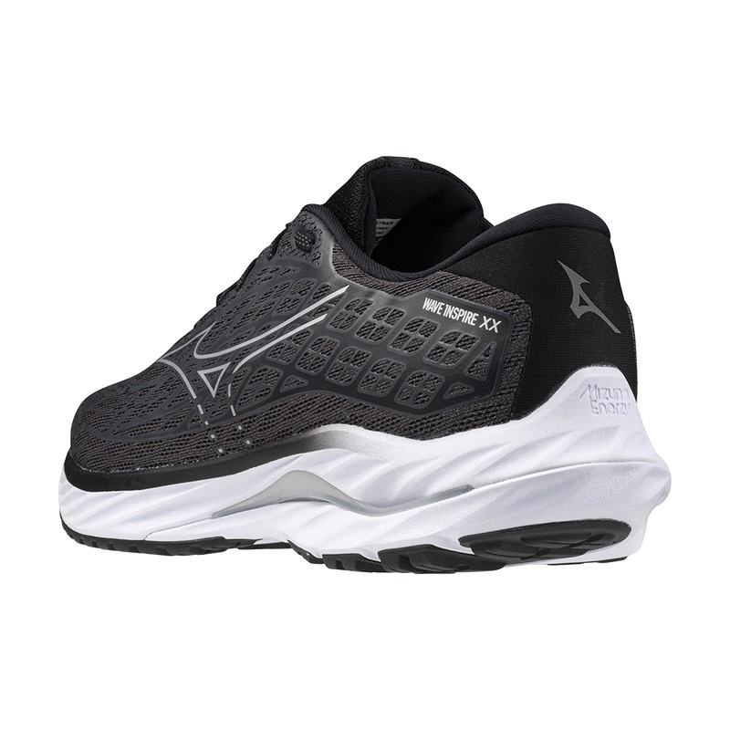 Chaussure Running Mizuno Wave Inspire 20 Homme Noir Argent | France M1768OP