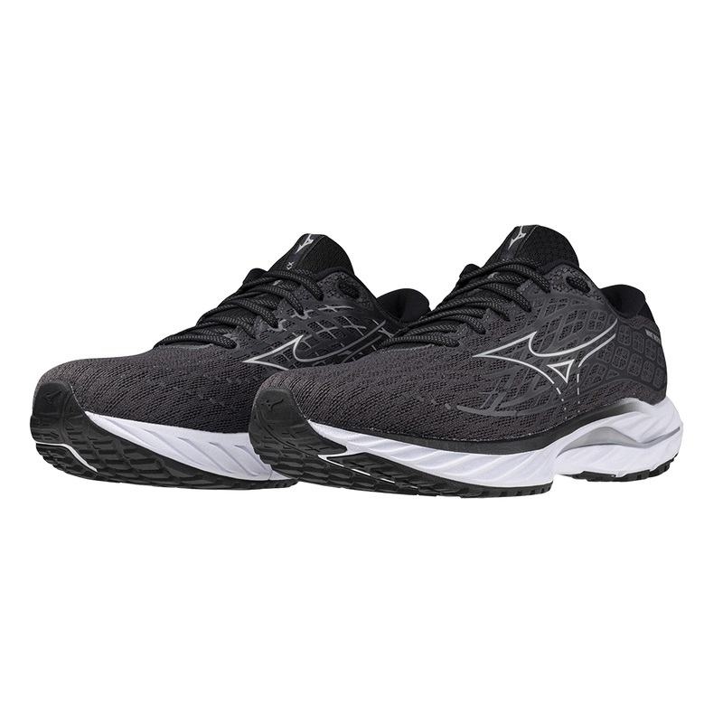 Chaussure Running Mizuno Wave Inspire 20 Homme Noir Argent | France M1768OP