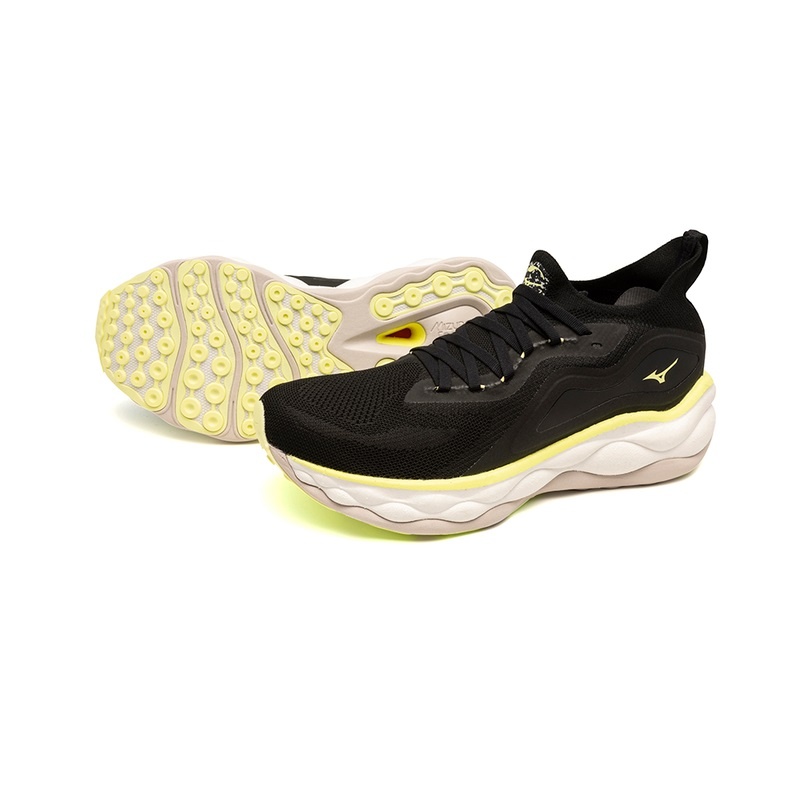 Chaussure Running Mizuno Wave Neo Ultra Homme Noir Jaune | France M9461QR