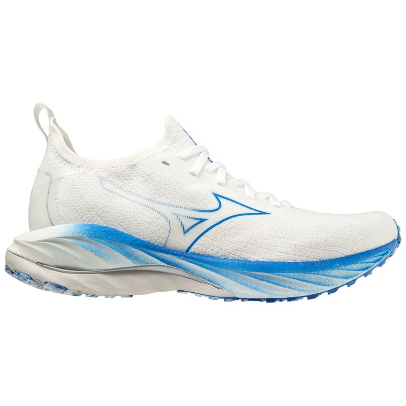 Chaussure Running Mizuno Wave Neo Vent Femme Blanche Bleu | France M7315OS