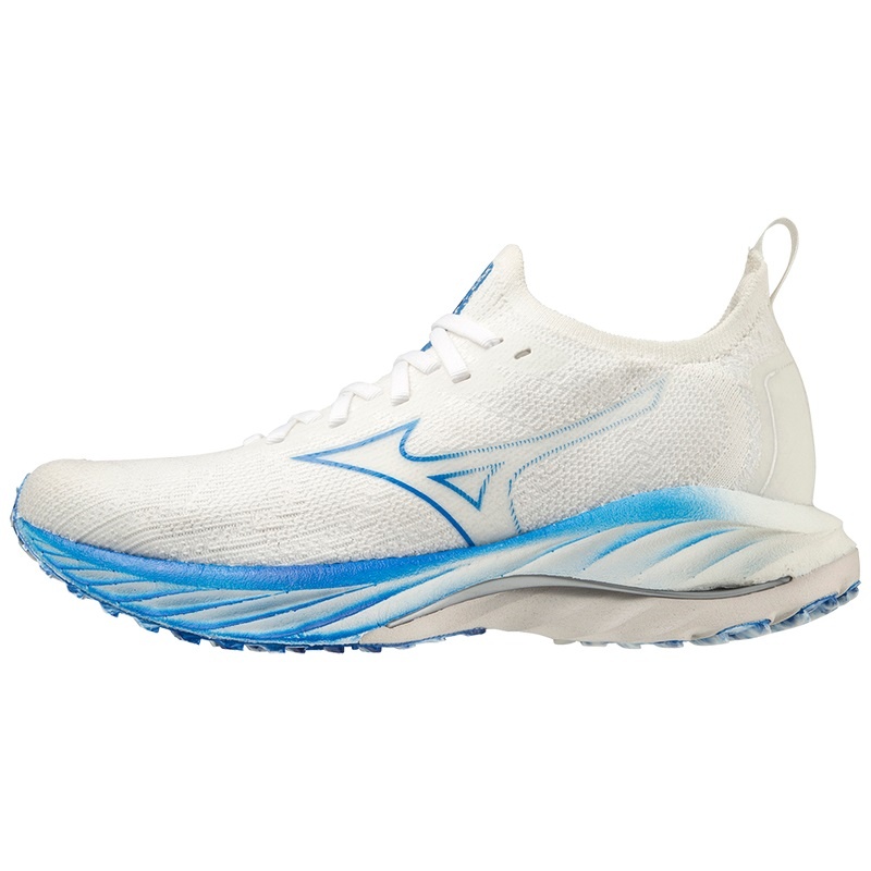 Chaussure Running Mizuno Wave Neo Vent Femme Blanche Bleu | France M7315OS