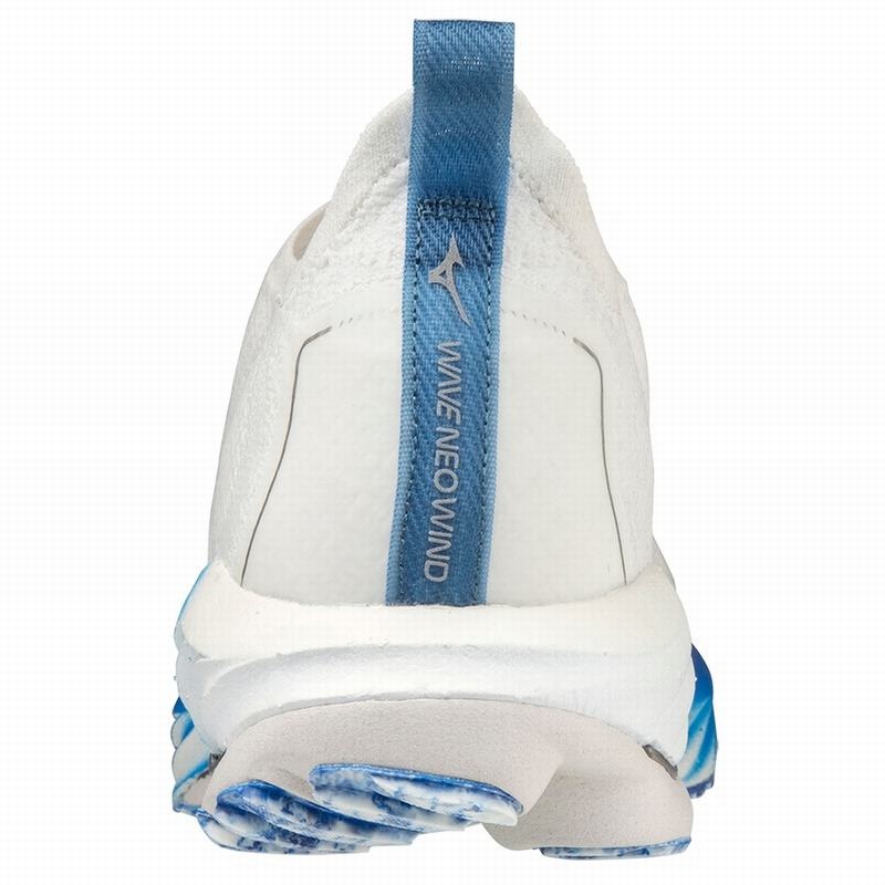 Chaussure Running Mizuno Wave Neo Vent Homme Blanche Bleu | France M4193EC